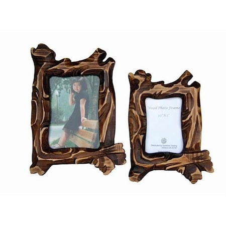 Sunshine Trading Sunshine Trading ST-16-5 Handmade Wood Photo Frame - 3.5 x 5 Inch ST-16-5